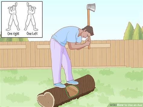 Hammer out the handle outright by using a chisel. 4 Ways to Use an Axe - wikiHow