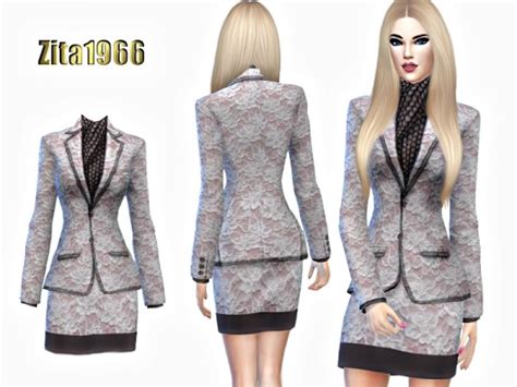 The Sims Resource Business Woman In Style By Zitarossouw • Sims 4