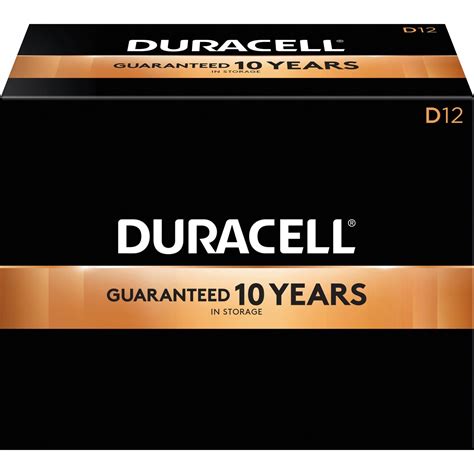 Duracell Dur01301 Coppertop Alkaline D Battery Mn1300 12 Box
