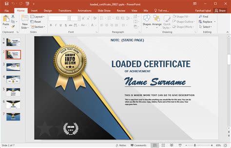 Design Certificate Template Png Free Template Ppt Premium Download 2020