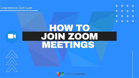 How To Join A Zoom Meeting For The First Time Windowsmac