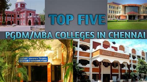 Top 5 Pgdm Mba Colleges In Chennai Best Mba Colleges In Chennai Graduates Engine Youtube
