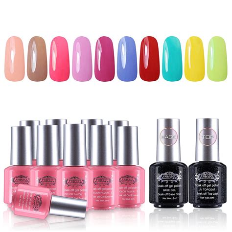 I just love the way my nails look when they're painted, and imo, a gel manicure is way better than regular polish. Perfect Summer Gel Nail Polish 10 Colors Nail Lacquers 2 ...
