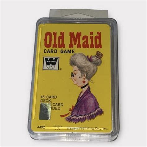Vintage Whitman Old Maid Card Game Complete Deck 4492 1960s Usa Ebay