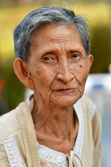 Granny Old Woman Elderly Grandmother Grey Hair Wrinkled Aged