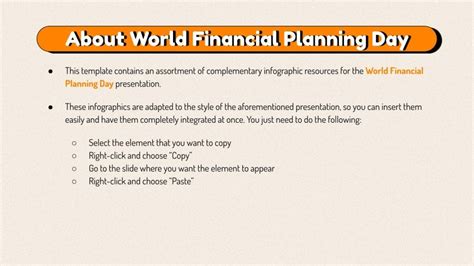 World Financial Planning Day Infographics