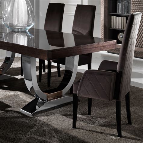 See more ideas about modern kitchen tables, home decor, table and chairs. Large Modern Italian Veneered Extendable Dining Table Set
