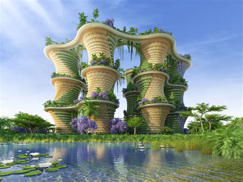 Hypérion Architecture Future Verte La Terre Du Futur