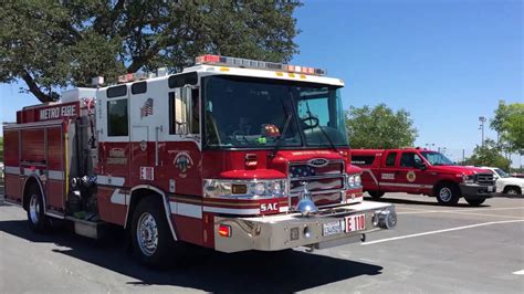 Very Rare Sacramento Metro Fire District Engine 110 Engine 410