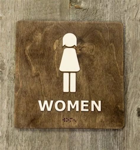 round toilet door sign wc sign restroom door sign round toilet door sign wc £17 47 picclick uk