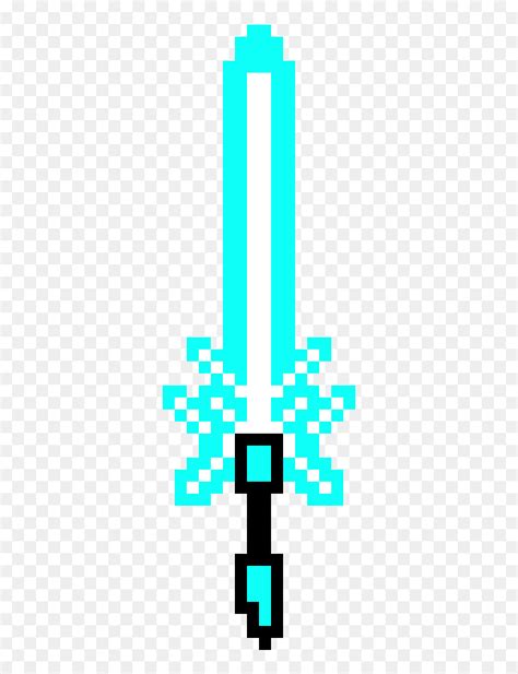 Laser Sword On Epic Sword Pixel Art Hd Png Download Vhv