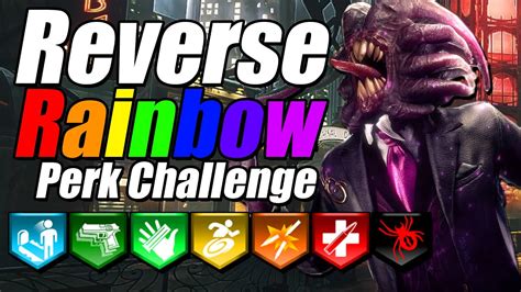 Shadows Of Evil Reverse Rainbow Perk Challenge Youtube