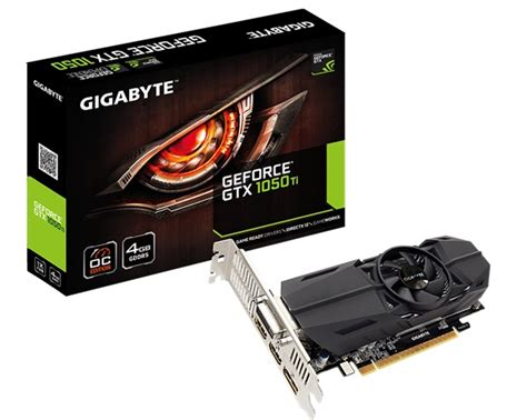 Gigabyte Releases Low Profile Nvidia Geforce Gtx 1050 And Gtx 1050 Ti