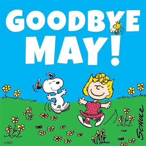 Peanuts On Twitter Snoopy Goodbye May Snoopy Love