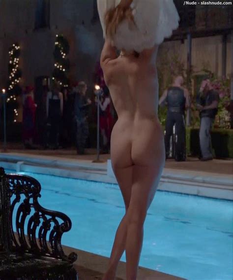 Maggie Grace Nude Ass Bared For Dip In Pool On Californication Photo Nude