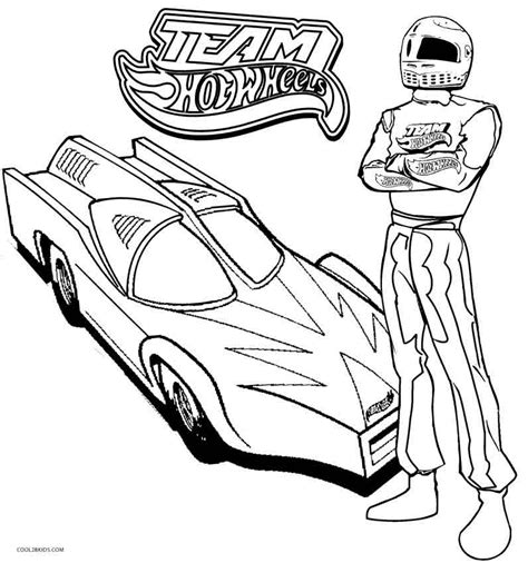 Printable Hot Wheels Coloring Pages For Kids