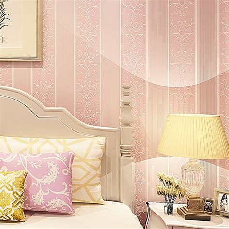 Luxury Elegant Non Woven Wall Paper Modern Simple 3d European Stripes
