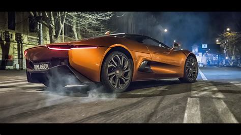 Jaguar Stunt Vehicle C X75 Chase Scene James Bond Spectre Youtube