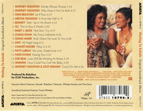 Waiting To Exhale Original Soundtrack Buy It Online At The Soundtrack To Your Life