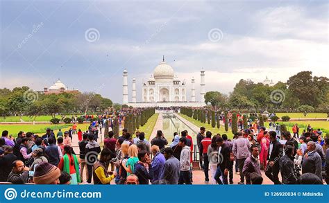 World Famous Symbol Of Love The Taj Mahal Editorial Stock Image