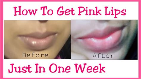 How To Get Pink Lips Just In One Week Naturally At Home How To