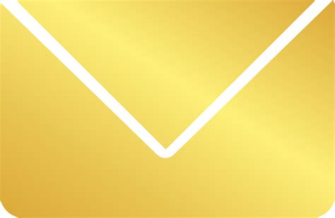 Golden Mail Icon Pngs For Free Download