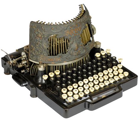 Bar Lock Typewriter 1892 Collectors Weekly
