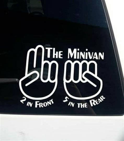 Minivan Decal Etsy