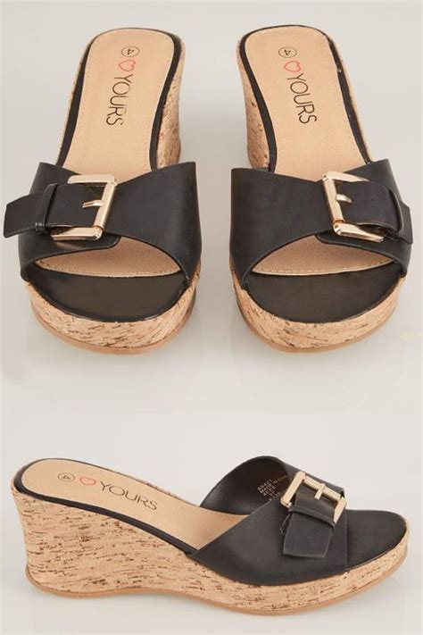 The following day i printed out the gift card and set it via us mail to the recipient. Black Cork Wedges In EEE Fit