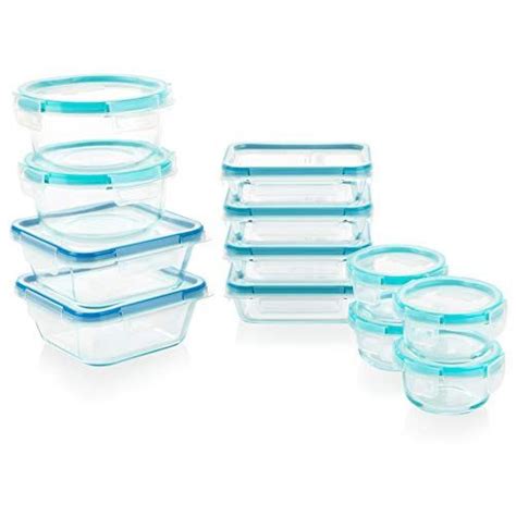 Snapware 1122515 Glass Food Storage Set 24 Piece Clear In 2020 Glass Food Storage Containers