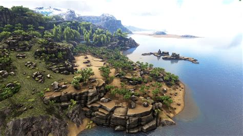 Journey through an expansive 144 sq. Jungle Beach | Ragnarok - ARK:Survival Evolved Map Wiki ...