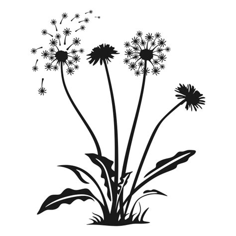 You can also use the png files to make cards etc. Dandelions Flower Spring Cuttable Designs