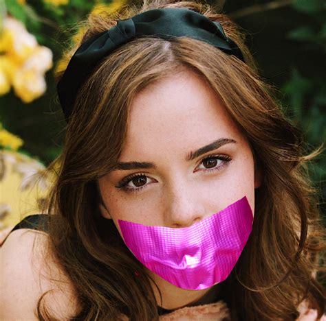 Emma Watson Pink Tape By Fearthetaper On Deviantart
