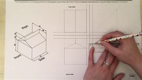 Three View Orthographic Drawing At Explore