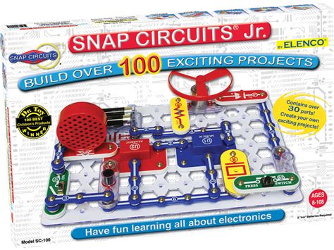 Snap Circuits Jr 100 Experiments Elenco Sc 100 Id 739 Adafruit
