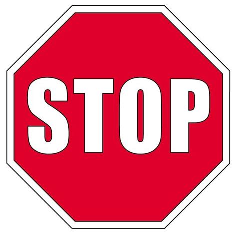 Big Stop Signs Clipart Best