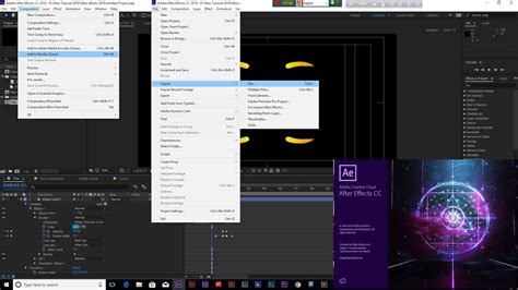 Adobe After Effects Cc 2018 । How To Import And Export With Basic