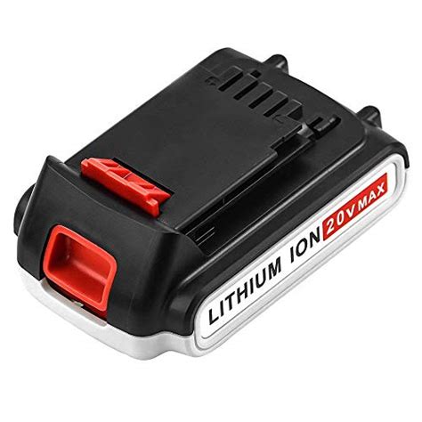 Lbxr20 Upgraded To 25ah Replace For Black And Decker 20v Lithium