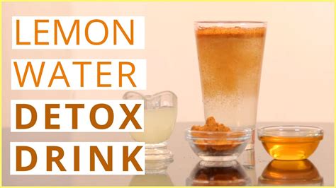 How To Make Lemon Water Detox Drink Youtube