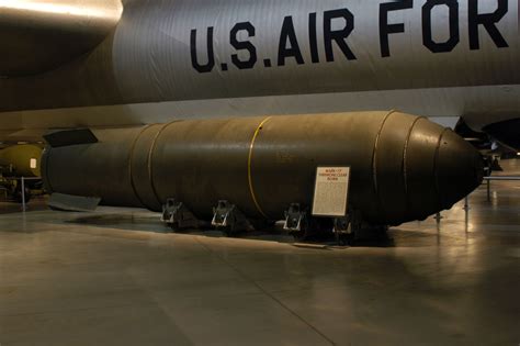 Mark 17 Thermonuclear Bomb National Museum Of The Us Air Force Display