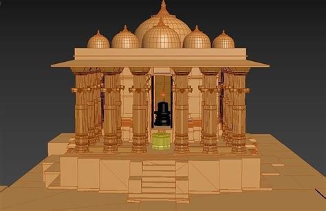 Shiva Temple 3d Model India Rajasthan 3d Model Cgtrader