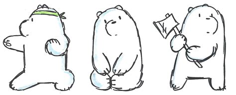 We realized that the three bears are exactly the same, minus the coloring. Ice Bear | We Bare Bears | Know Your Meme
