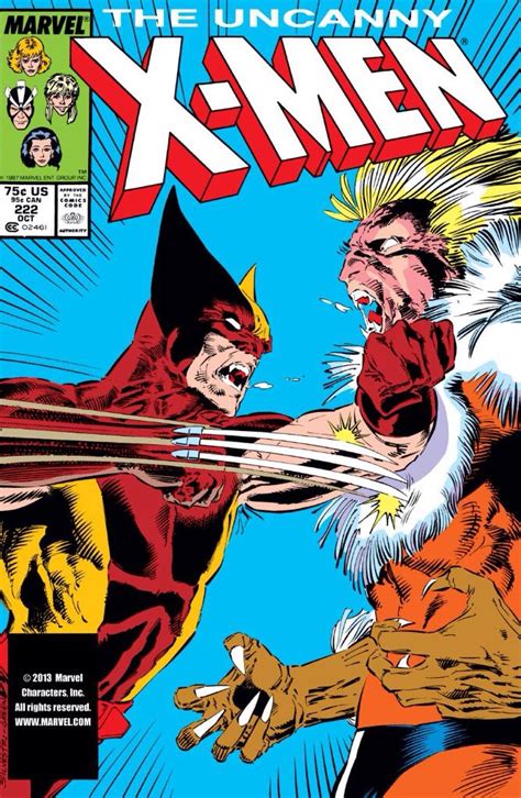 Wolverine Vs Sabretooth In 87 1987 Uncanny X Men 222 Wolverine