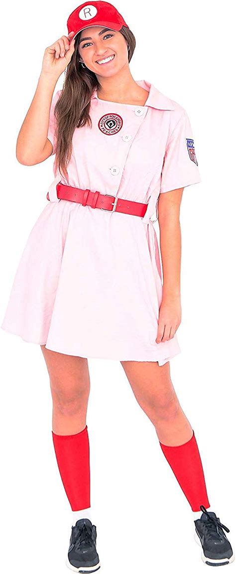 Amazon Rockford Peaches Aagpbl Baseball Dress Halloween Costume