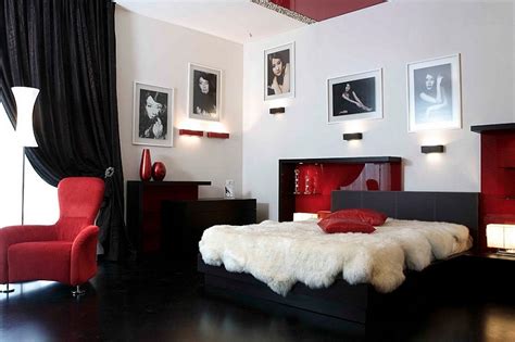 However, the space is tied together by. Bold Black And White Bedrooms With Bright Pops of Color