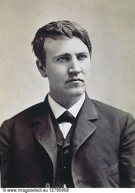 Thomas Edison 1847 1931 American Inventor Photograph Thomas Edison