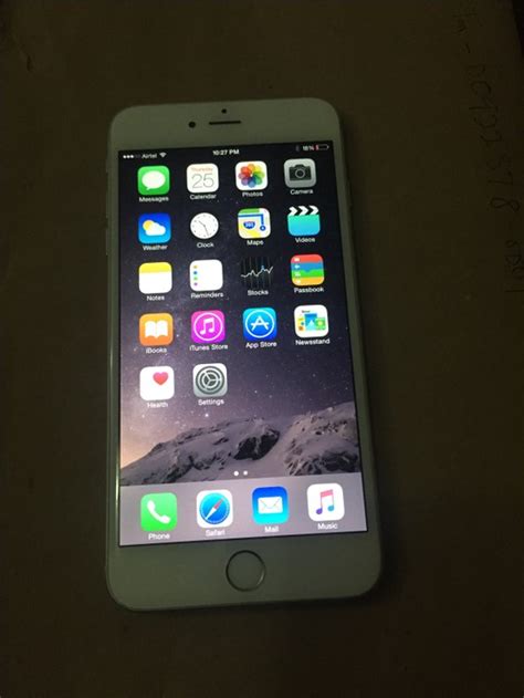 Neatly Used Iphone 6 Plus 64gb Silver Factory Unlocked Technology