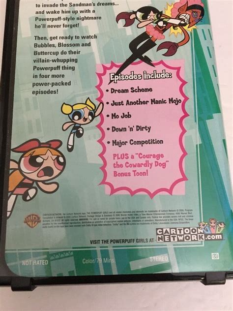 Powerpuff Girls Dream Scheme Vhs 2000 Tested Rare Collectible Ships N 24 Hours 14764166230 Ebay