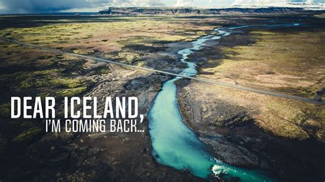 Aerial View Of The Beautiful Iceland // Travel Drone Video