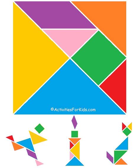 Printable Tangrams Chinese New Year Activity